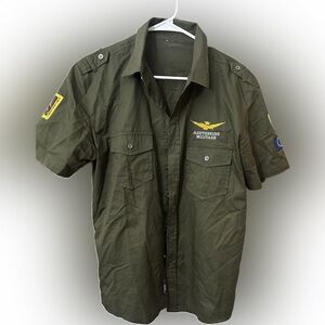 aeronautica militare jacket short sleeve